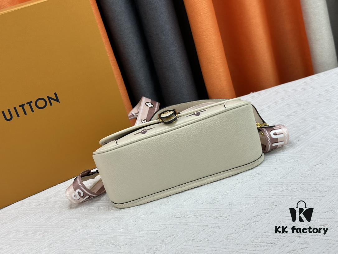 Authentic Shot M46386 M46388 M45985 M45683 M45684 Full Leather Baguette Bag Series New Diane Handbag