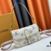 Authentic Studio Shot M46386 M46388 M45985 M45683 M45684 Full Leather Baguette Bag Series New Diane Handbag