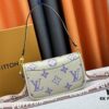 Authentic Studio Shot M46386 M46388 M45985 M45683 M45684 Full Leather Baguette Bag Series New Diane Handbag