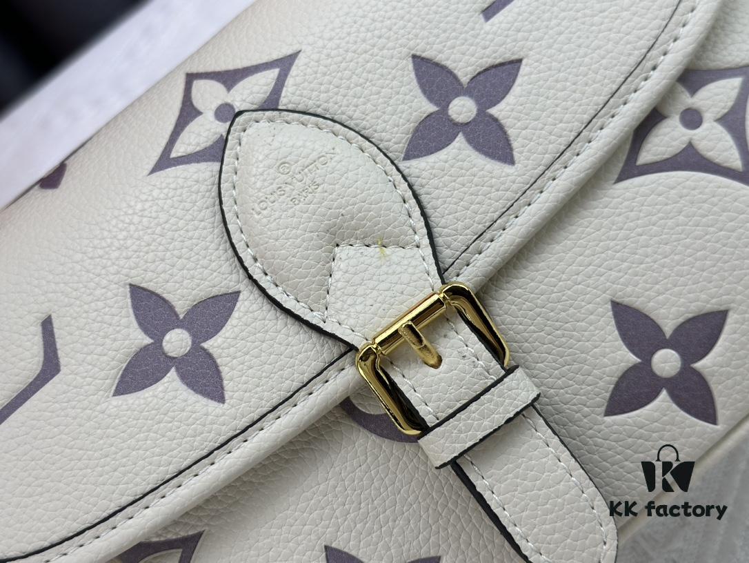 Authentic Shot M46386 M46388 M45985 M45683 M45684 Full Leather Baguette Bag Series New Diane Handbag