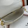 Authentic Studio Shot M46386 M46388 M45985 M45683 M45684 Full Leather Baguette Bag Series New Diane Handbag