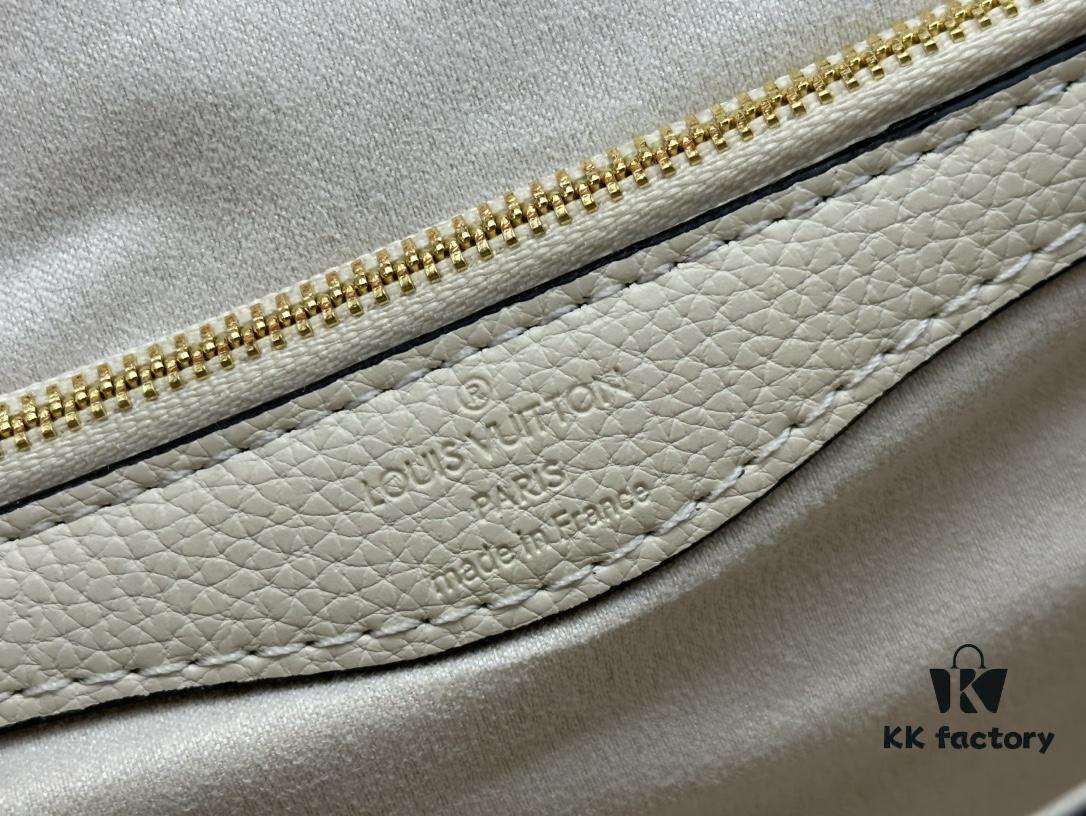 Authentic Studio Shot M46386 M46388 M45985 M45683 M45684 Full Leather Baguette Bag Series New Diane Handbag