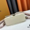 Authentic Studio Shot M46386 M46388 M45985 M45683 M45684 Full Leather Baguette Bag Series New Diane Handbag