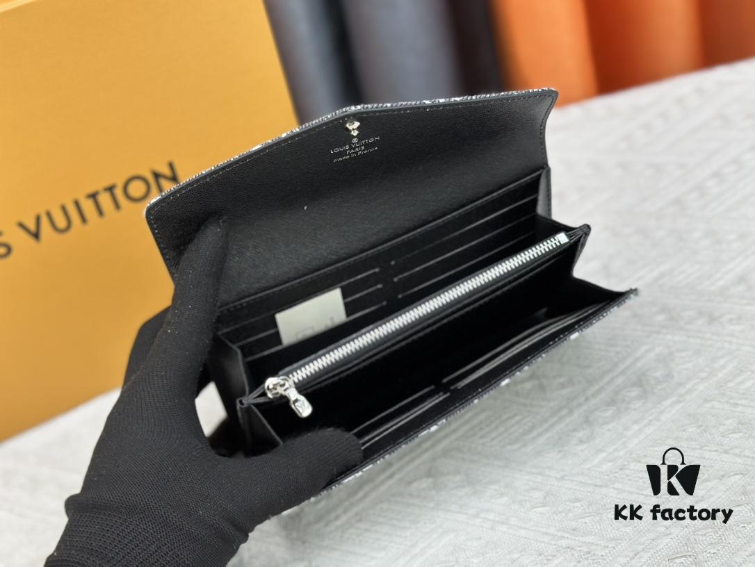 Wallet Real Item Photo - 61184 Denim Black Exquisite Craftsmanship Sales Champion