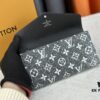 Wallet Real Item Photo - 61184 Denim Black Exquisite Craftsmanship Sales Champion