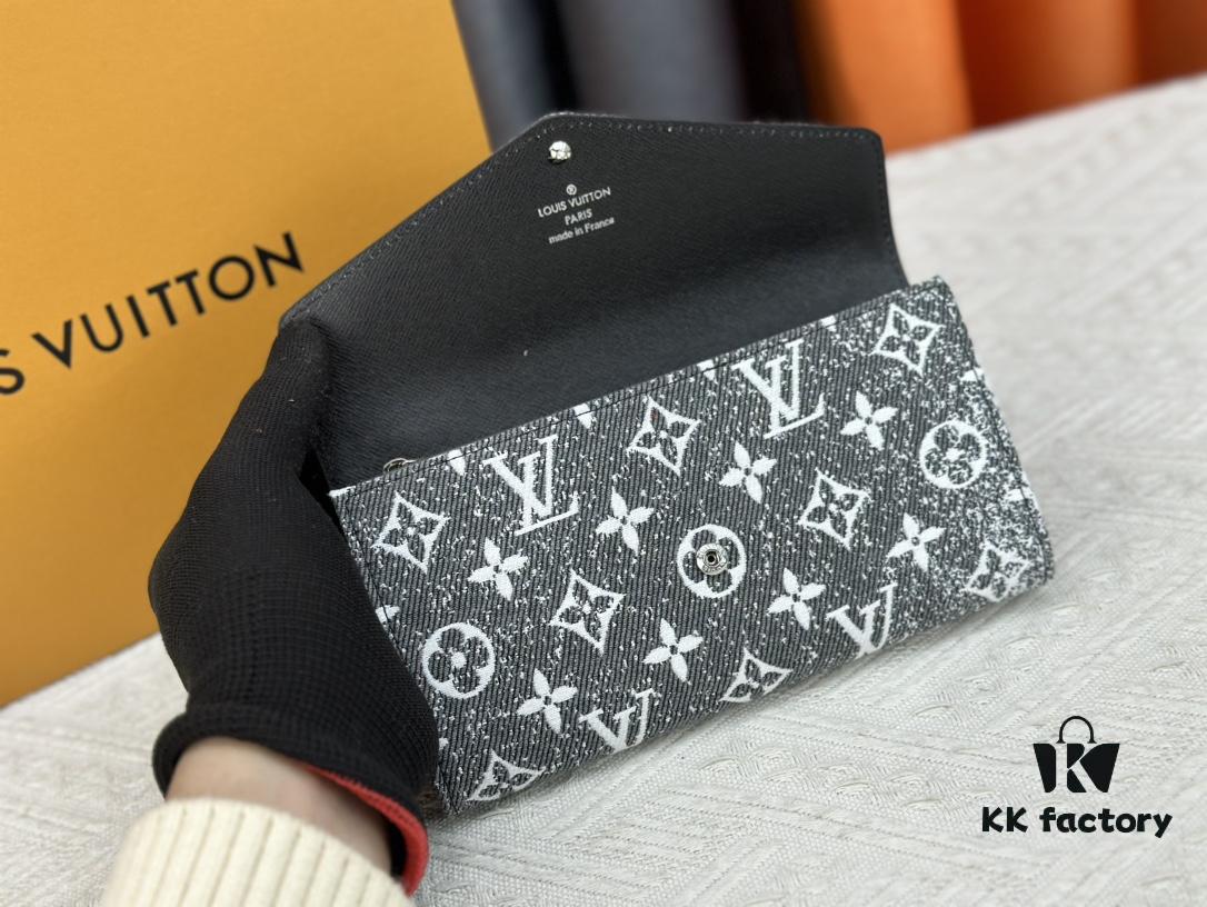 Wallet Real Item Photo - 61184 Denim Black Exquisite Craftsmanship Sales Champion