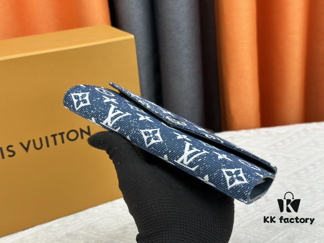 Wallet 61184 Denim Real Shot - Exquisite Craftsmanship, Best-Selling Champion