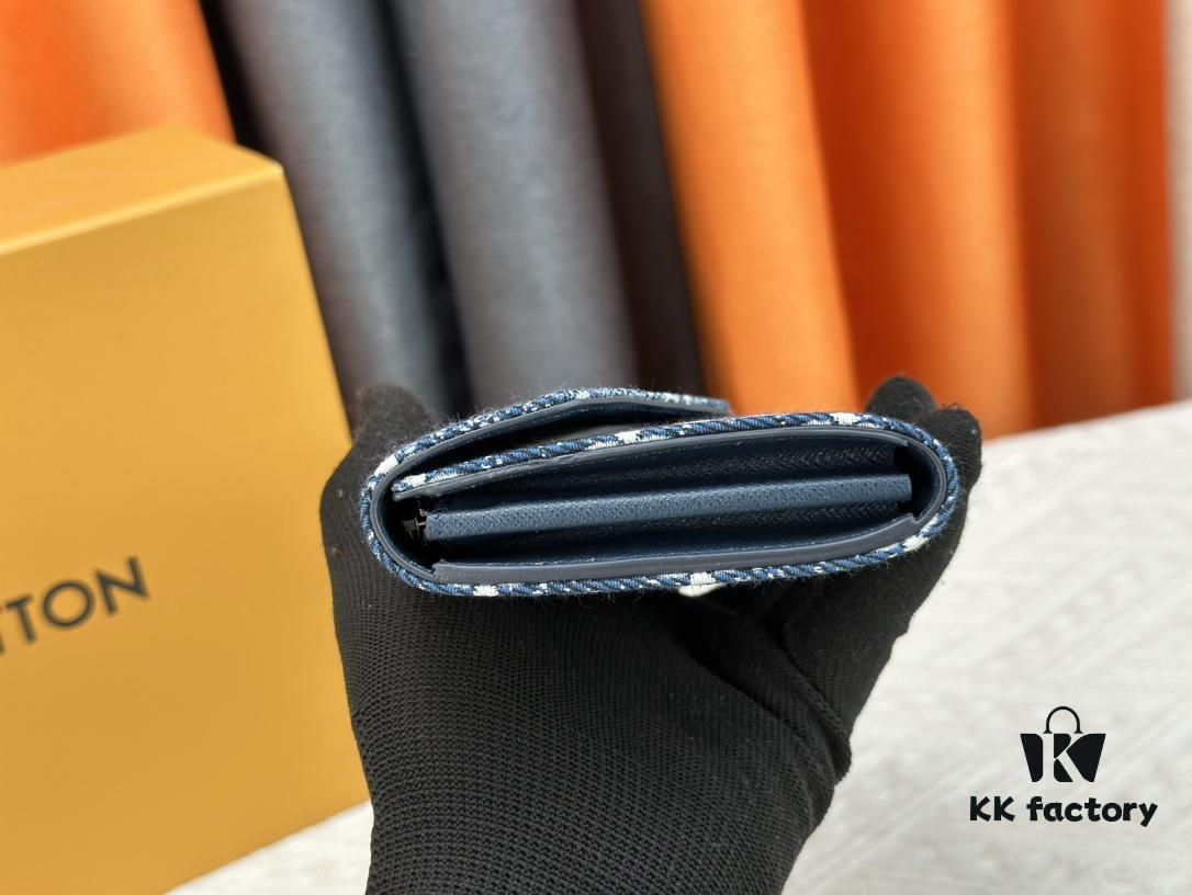 Wallet 61184 Denim Real Shot - Exquisite Craftsmanship, Best-Selling Champion