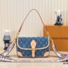 M46386 M45985 Denim Baguette Diane Handbag
