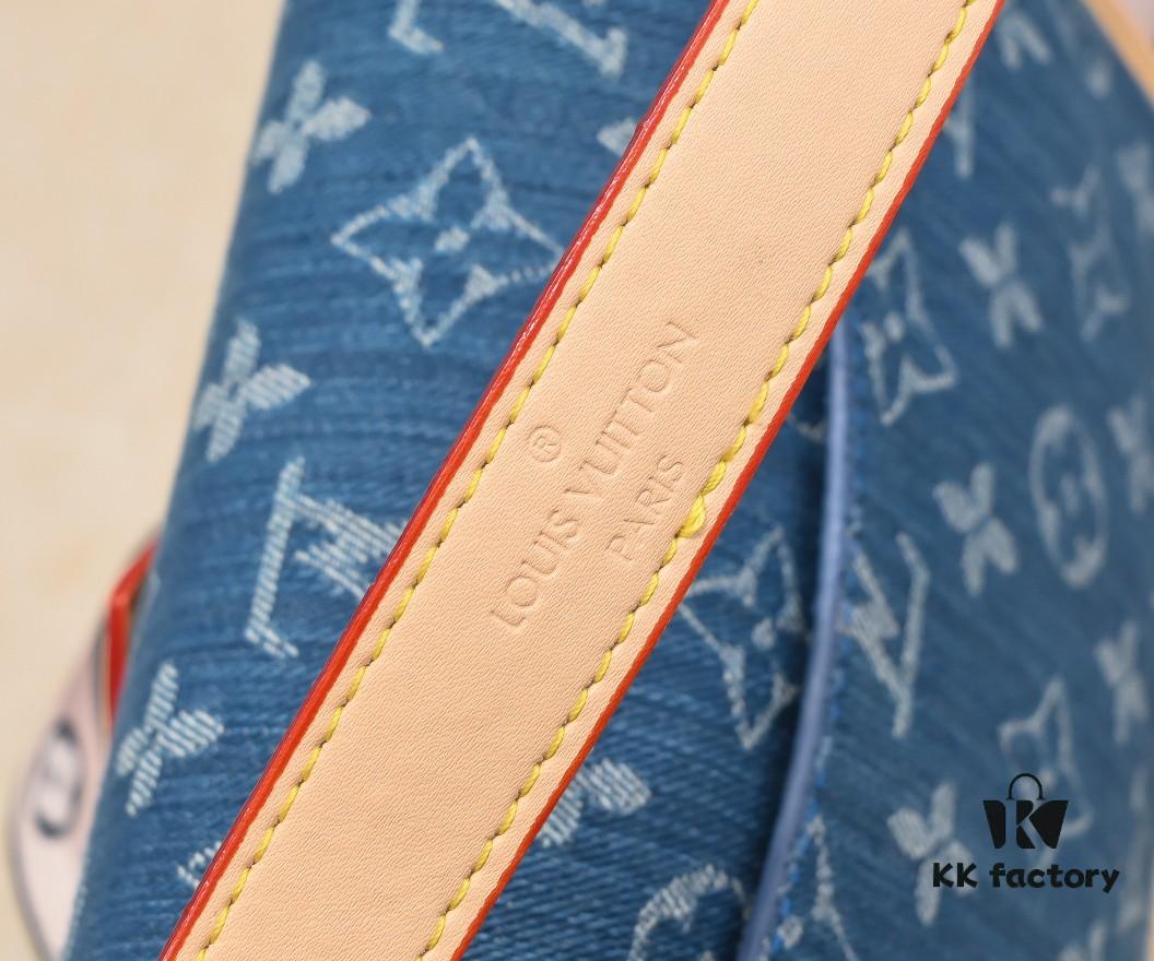 M46386 M45985 Denim Baguette Diane Handbag