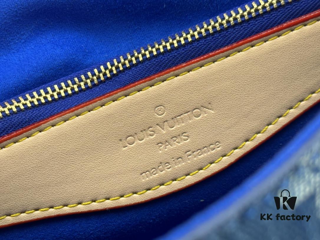 M46386 M45985 Denim Baguette Series New Diane Handbag