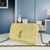 New Arrival Batch [Apricot Color] Kate - Raffia Woven Craft Chain Bag