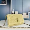 New Arrival Batch [Apricot Color] Kate - Raffia Woven Craft Chain Bag
