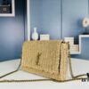 New Arrival in Apricot Color - Kate Raffia Woven Craft Chain Bag