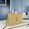 New Arrival in Apricot Color - Kate Raffia Woven Craft Chain Bag