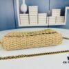 New Arrival in Apricot Color - Kate Raffia Woven Craft Chain Bag