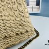 New Arrival in Apricot Color - Kate Raffia Woven Craft Chain Bag