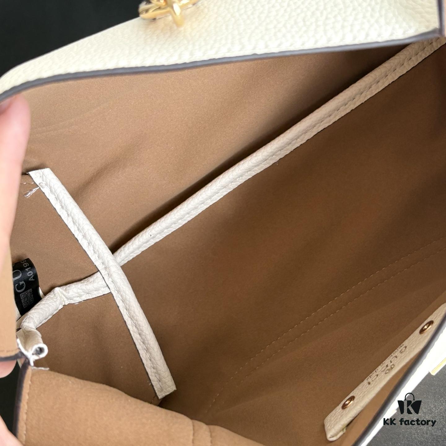 Gucci Softbit Mini Shoulder Bag in Milk White