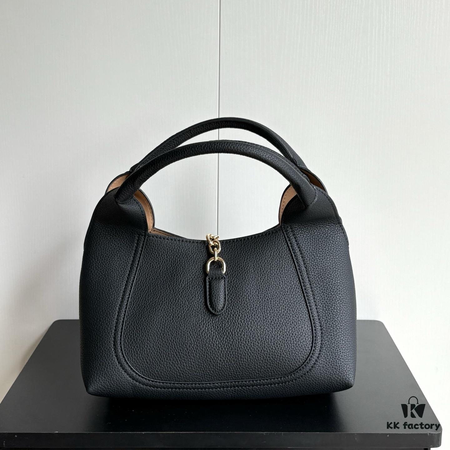 Gucci Softbit Small Shoulder Bag Black Model No. 837467 Size 27.5X21X16