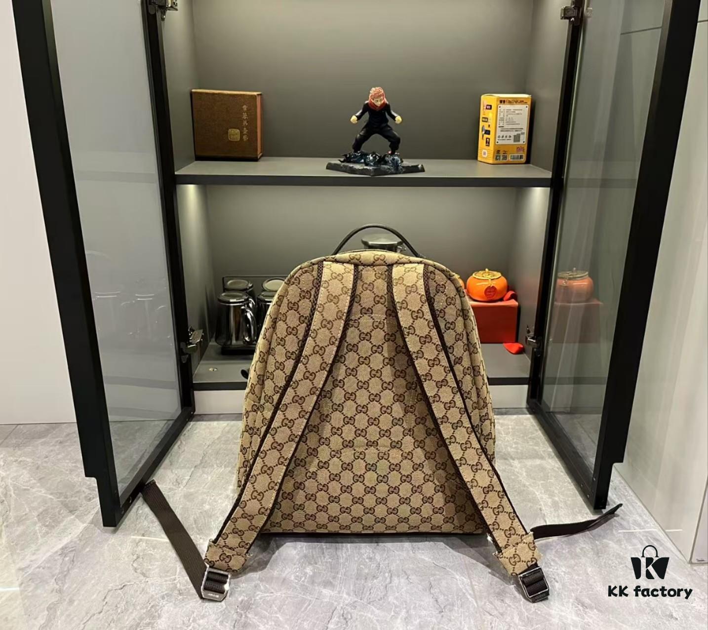 Gucci 2025 Spring-Summer Collection Men's Bag in Beige and Brown GG Canvas