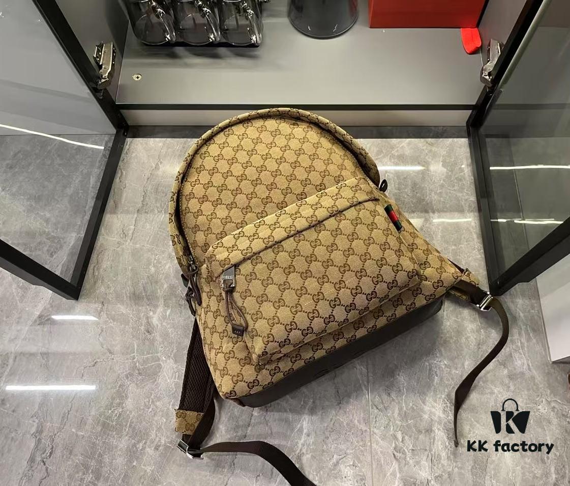 Gucci 2025 Spring-Summer Collection Men's Bag in Beige and Brown GG Canvas