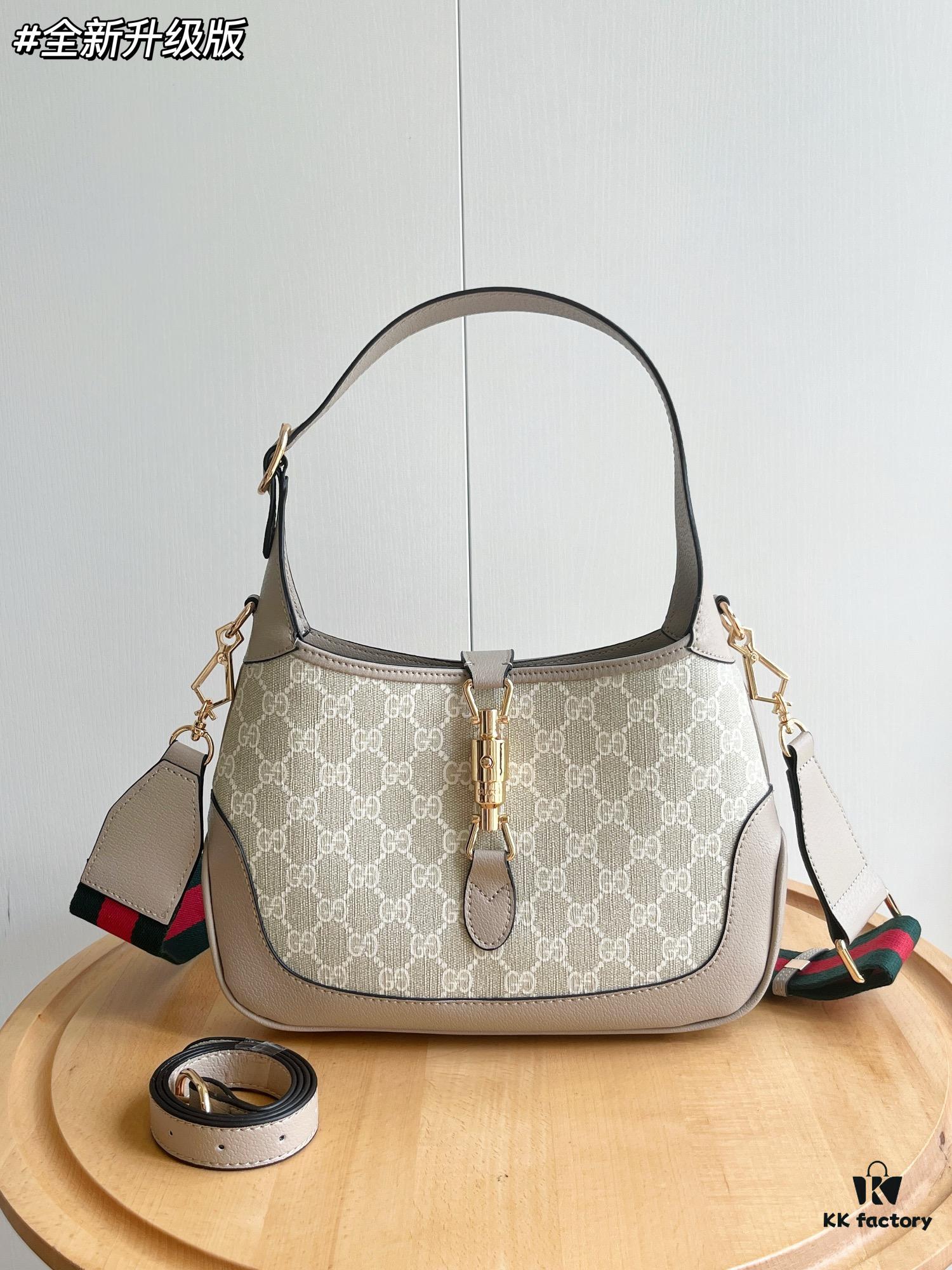 Gucci UN3AG 1294 Jackie 1961 Small Tote Bag (Upgraded Version #Double Shoulder Strap)