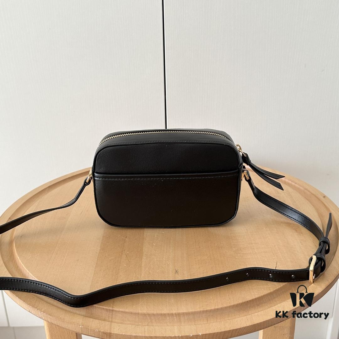 Gucci Horsebit 1955 Camera Bag in Black Full Leather