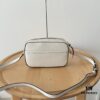Gucci Horsebit 1955 Camera Bag Toast Shape, Item No: 760196 White Leather, Size: 20×13×6cm
