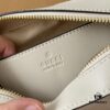 Gucci Horsebit 1955 Camera Bag Toast Shape, Item No: 760196 White Leather, Size: 20×13×6cm