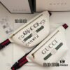 Gucci Cruise 18 x Coco Capitan Collaborative Series Belt Bag Model 493869 Size 28*18*8cm Soft Leather With Handwritten Graffiti Motif