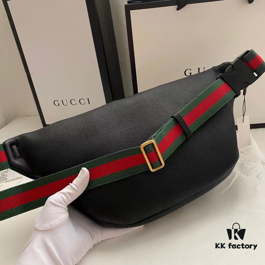 Gucci Cruise 18 x Coco Capitan Collaboration Belt Bag Model 493869 Size 28*18*8cm Soft Leather With Handwritten Graffiti Design