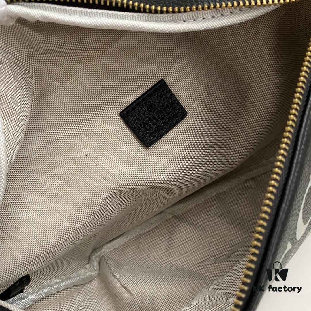 Gucci Cruise 18 x Coco Capitan Collaboration Belt Bag Model 493869 Size 28*18*8cm Soft Leather With Handwritten Graffiti Design