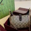 Gucci New Arrival Runway Style Rhinestone Jackie Chain Crossbody Bag