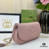 Gucci GG Marmont Bag in Full Leather Light Brown - Irresistibly Charming and Elegant Design
