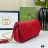 Gucci GG Marmont Bag in Full Leather Red - Irresistible Elegance and Timeless Design