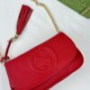 Gucci GG Marmont Bag in Full Leather Red - Irresistible Elegance and Timeless Design