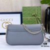 Gucci GG Marmont Bag in Full Leather Dark Gray - Addictively Charming and Must-Have