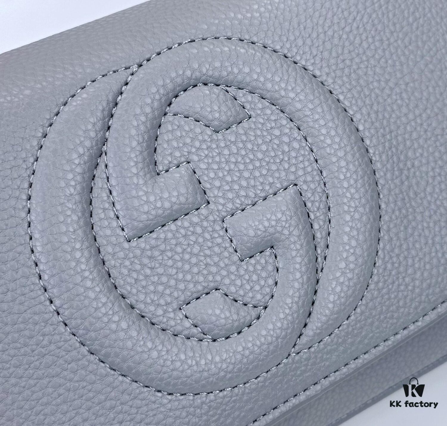 Gucci GG Marmont Bag in Full Leather Dark Gray - Addictively Charming and Must-Have