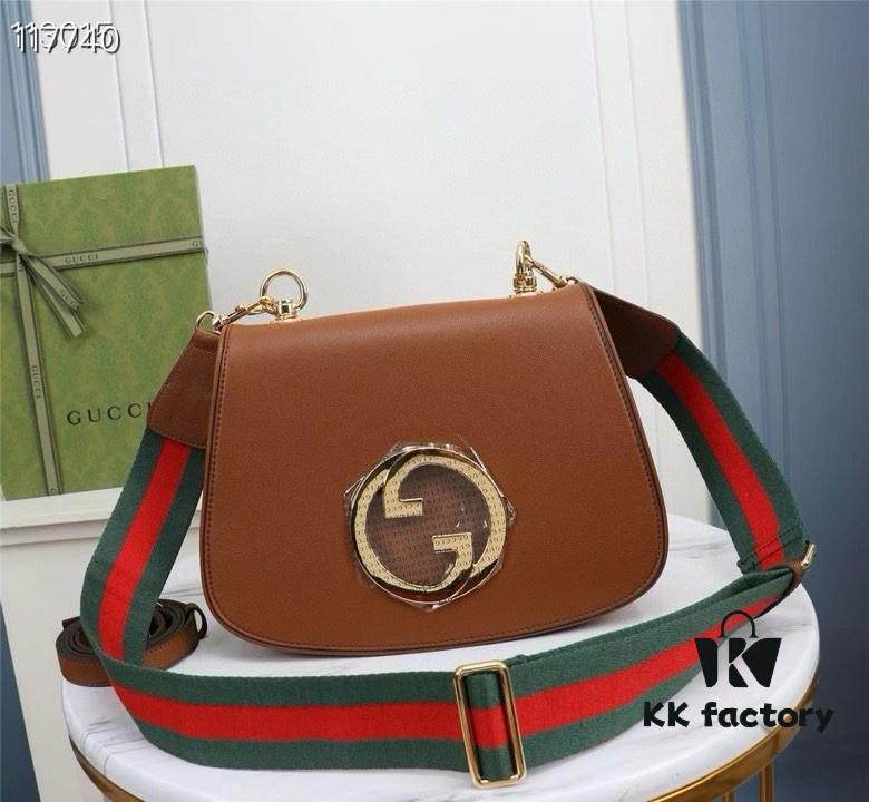 Gucci Blondie Series - Model 699210 Brown Leather