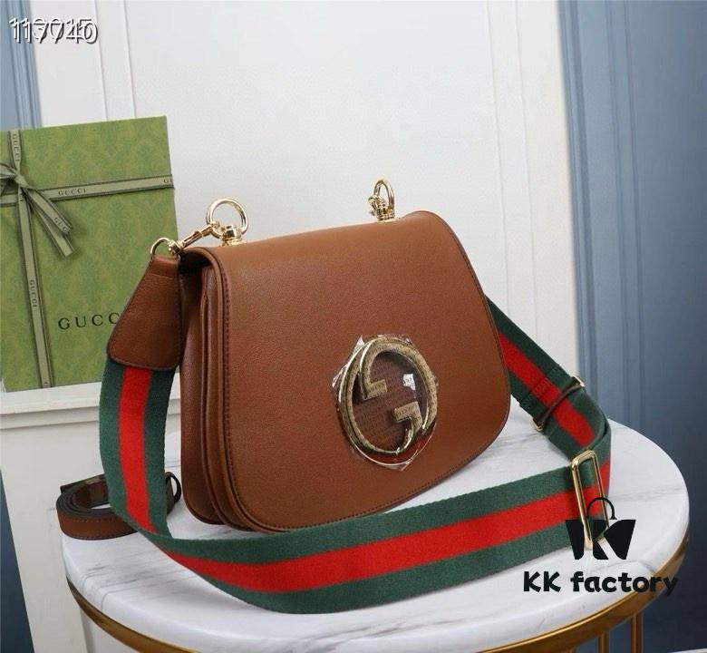 Gucci Blondie Series - Model 699210 Brown Leather