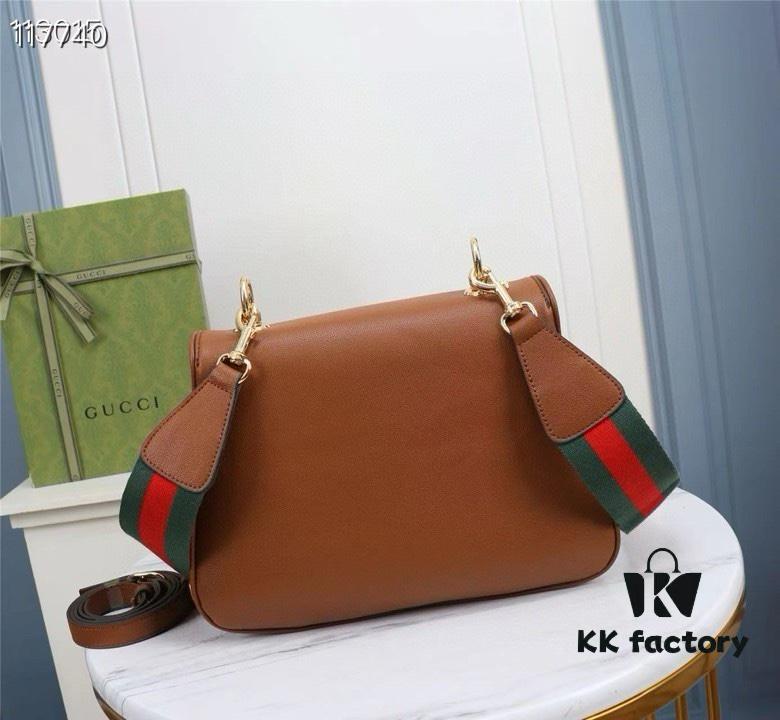 Gucci Blondie Series - Model 699210 Brown Leather