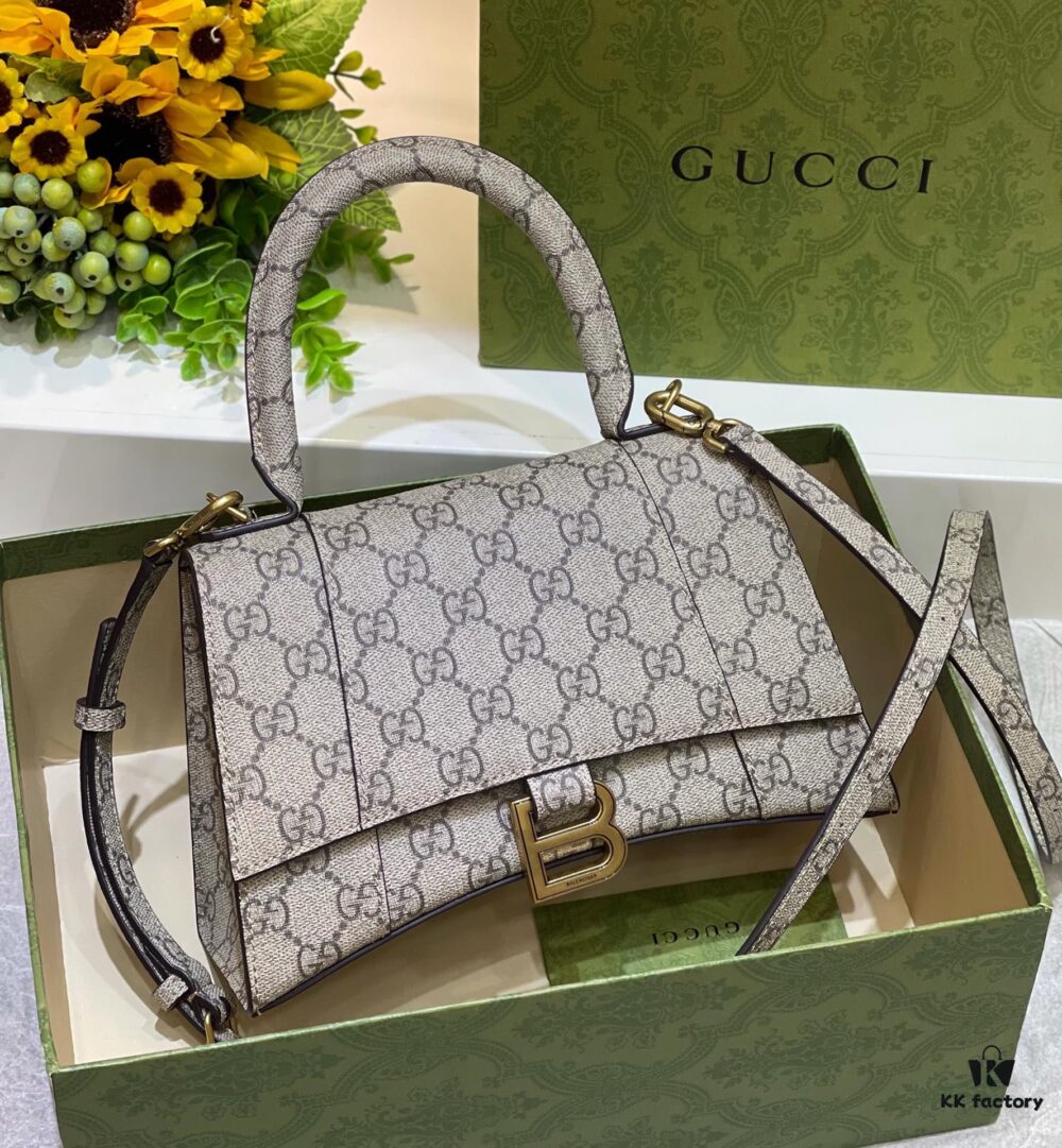 🔥GUCCI × BALENCIAGA Hourglass Bag