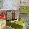 Gucci Ophidia Clamp Bag, Upgraded Version in Full Cowhide Leather