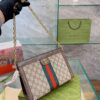 Gucci Ophidia Clamp Bag, Upgraded Version in Full Cowhide Leather