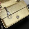 Gucci Dionysus Mini 16.5 Leather Bag - Model 476432 Gold Trim, Size 16.5x10x4.5cm