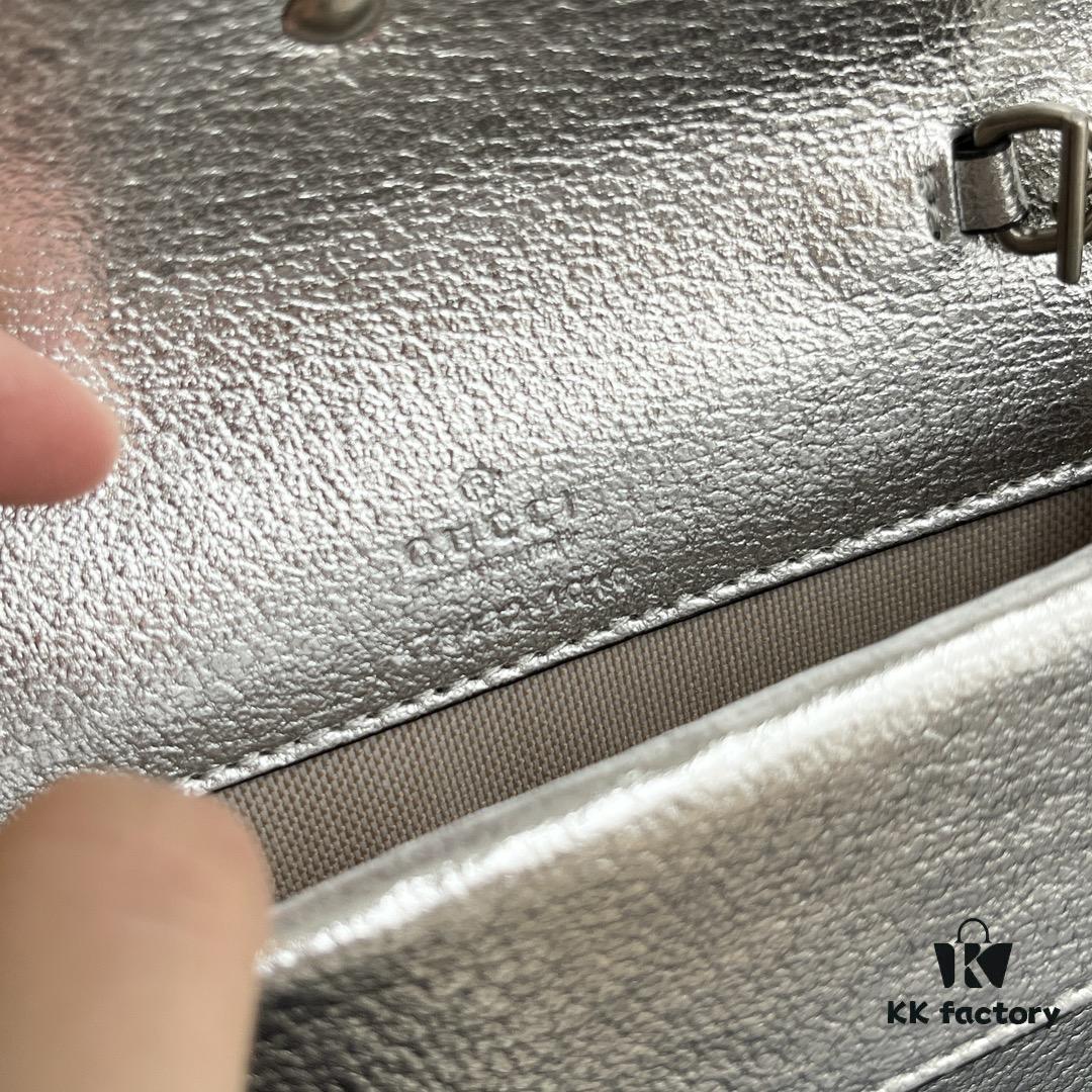 Gucci Dionysus Mini 16.5 Real Photo - Silver Leather