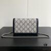 Gucci Dionysus Mini 16.5 Blue Rubber Model 476432 Box Included