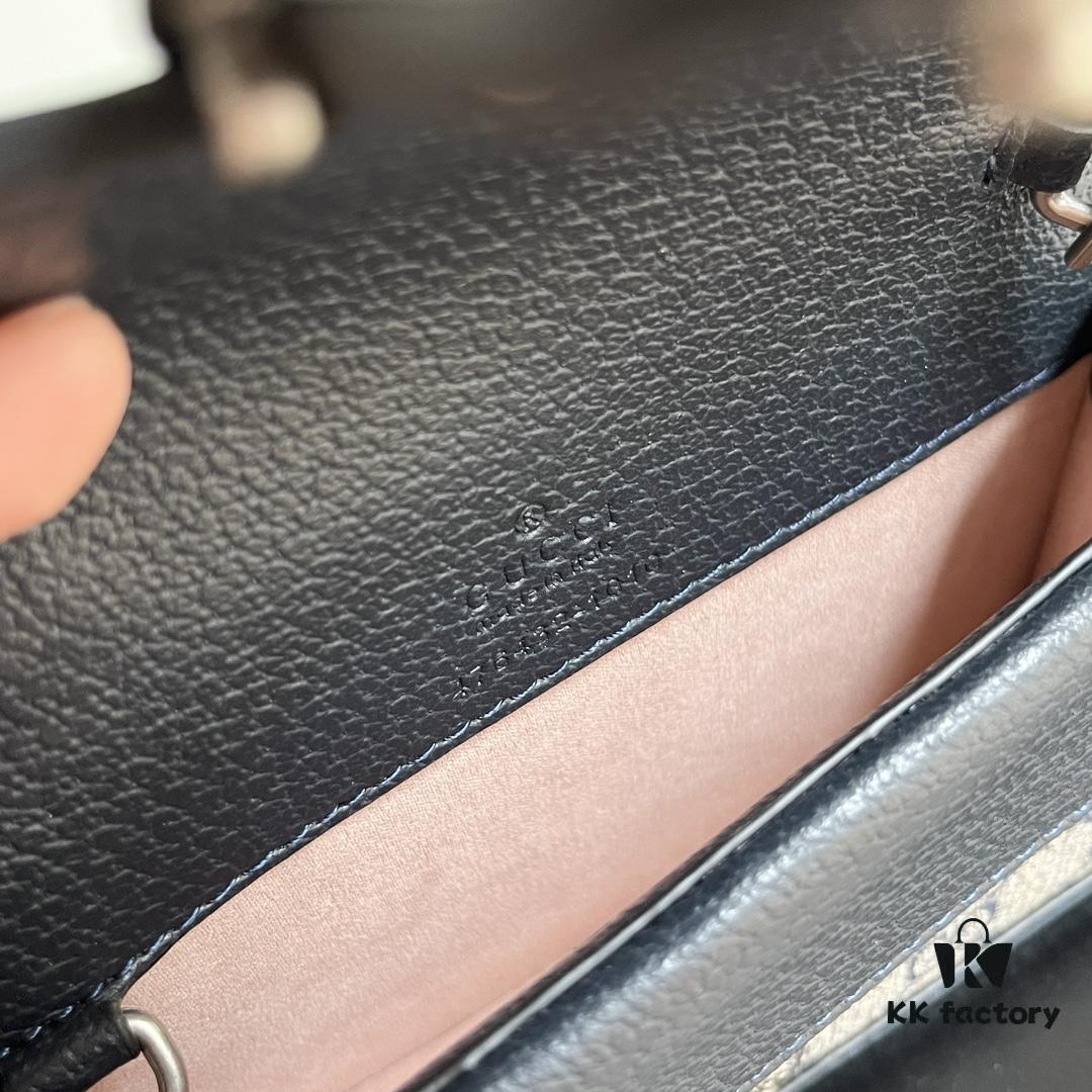 Gucci Dionysus Mini 16.5 Blue Rubber Model 476432 Box Included