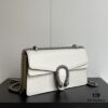 Gucci Dionysus Diamond Buckle Bag - Upgraded Version Model 499623 White Leather