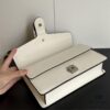 Gucci Dionysus Diamond Buckle Bag - Upgraded Version Model 499623 White Leather
